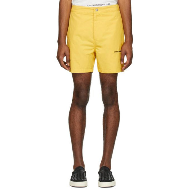 Stolen Girlfriends Club Yellow Subtle Shorts