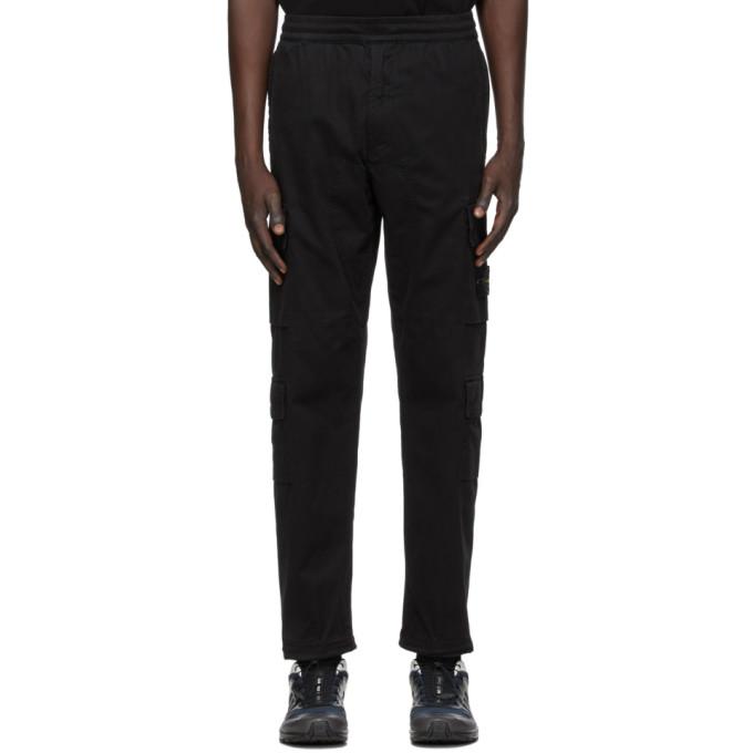 Stone Island Black 5 Pocket Cargo Pants