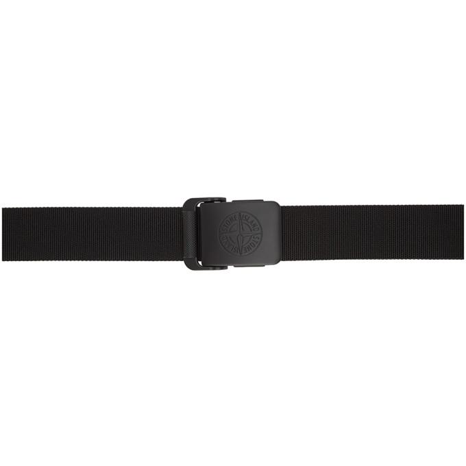 Stone Island Black Webbing Belt