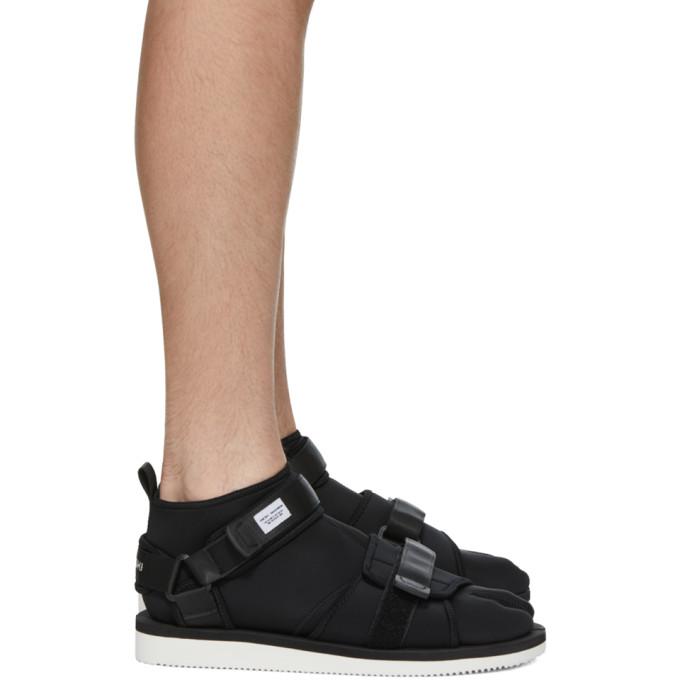 Suicoke Black maharishi Edition Kuno Flat Sock Sandals