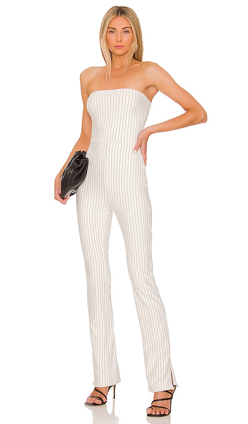 superdown Kristina Jumpsuit in White Superdown Kristina Jumpsuit en blanc Superdown Kristina连身裤穿着白色