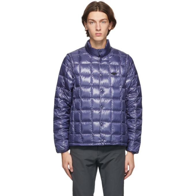 TAION Navy Down Heated High Neck EXTRA Jacket
