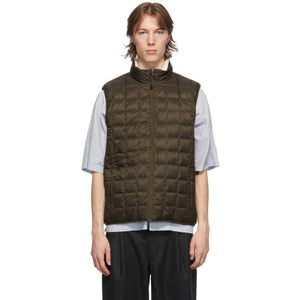 TAION Reversible Brown Down Mountain Vest