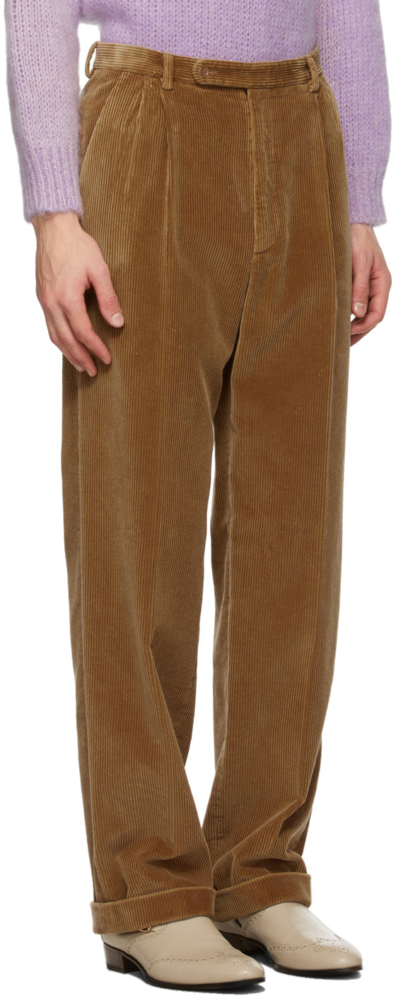 人気のクリスマスアイテムがいっぱい！ Tan Gucci Cotton BlackSkinny – Trousers Corduroy パンツ