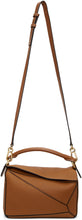 Loewe Tan Grained Small Puzzle Bag - Loewe Tan Graind petit sac de puzzle - Loewe Tan은 작은 퍼즐 백을 그렸습니다