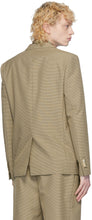 Fendi Tan Houndstooth Blazer