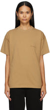 Balenciaga Tan Medium Fit T-Shirt - T-shirt Balenciaga Tan Medium Fit - Balenciaga Tan Medium Fit T 셔츠