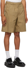 Helmut Lang Tan Pull-On Shorts