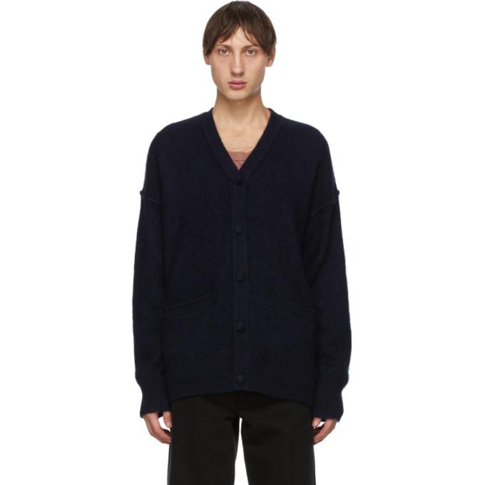 Tanaka Navy Cashmere Blend Cardigan