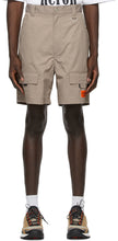 Heron Preston Taupe Cargo Shorts - Heron Preston Taupe Cargo Shorts - 헤론 프레스턴 타이 푸스화물 반바지