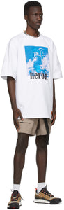 Heron Preston Taupe Cargo Shorts