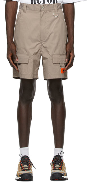 Heron Preston Taupe Cargo Shorts - Heron Preston Taupe Cargo Shorts - 헤론 프레스턴 타이 푸스화물 반바지