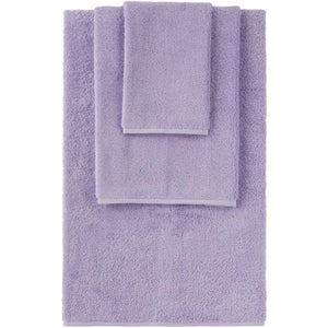 Tekla Purple Organic Three-Piece Towel Set-Towels-BlackSkinny