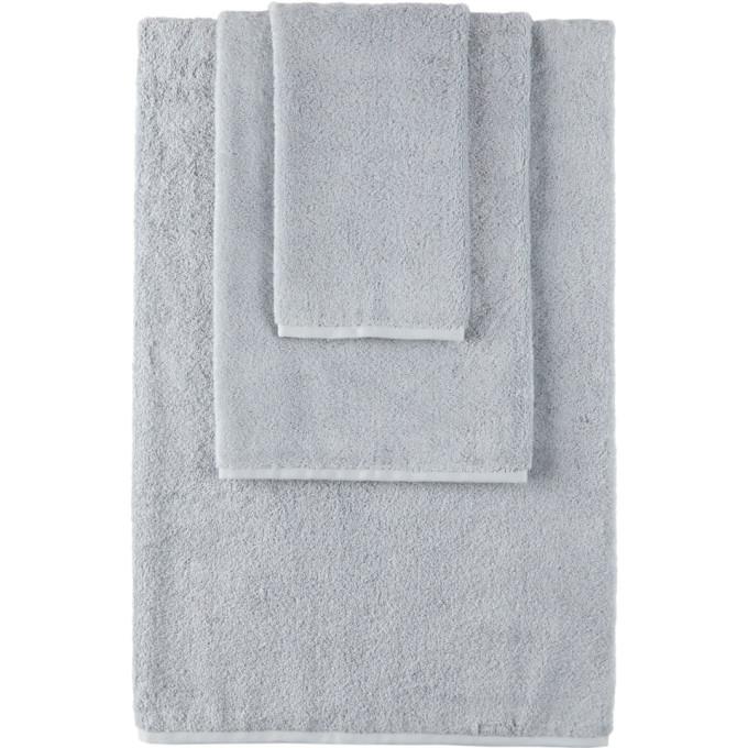 Tekla SSENSE Exclusive Blue Towel Set-Towels-BlackSkinny