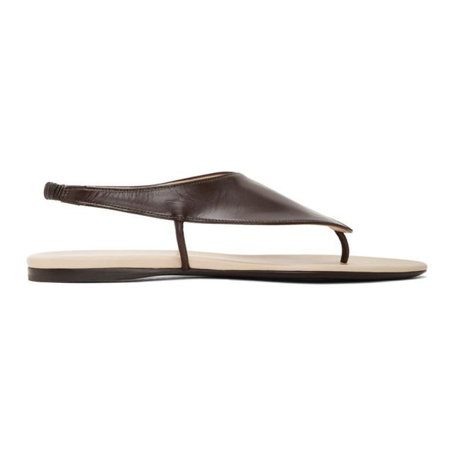 The Row Brown Ravello Sandals
