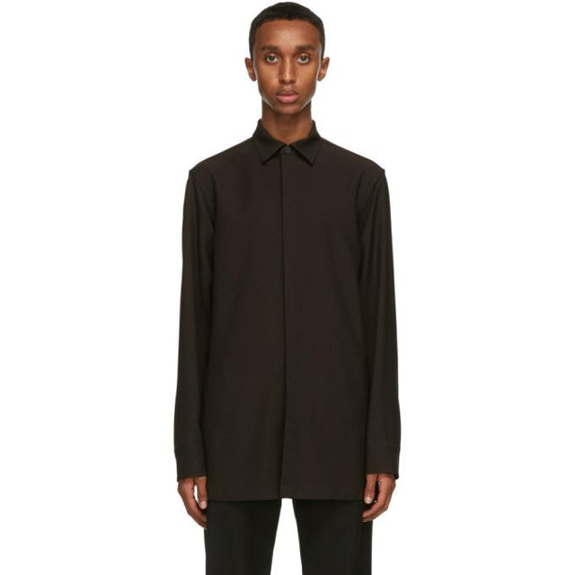 The Row Brown Zach Shirt