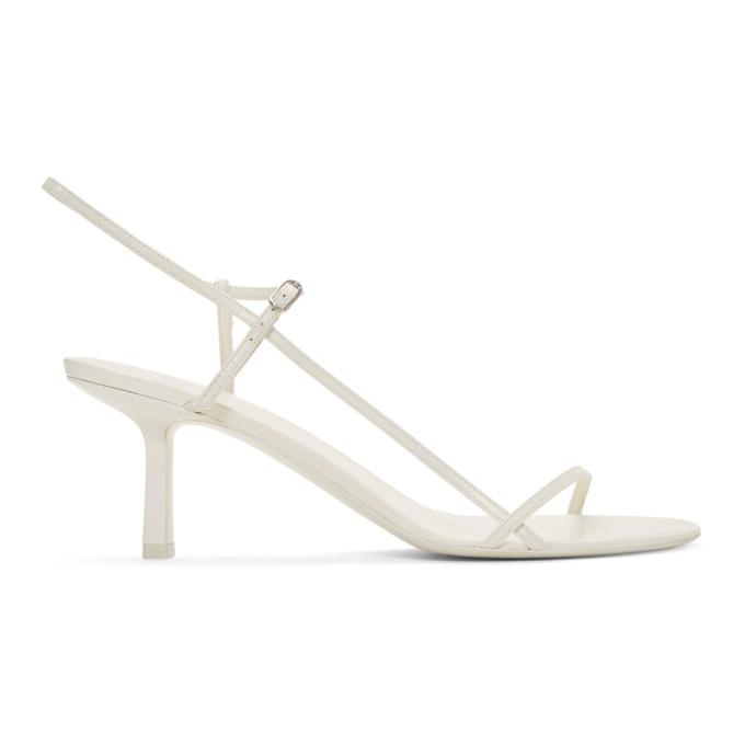 The Row White Bare 65MM Heeled Sandals