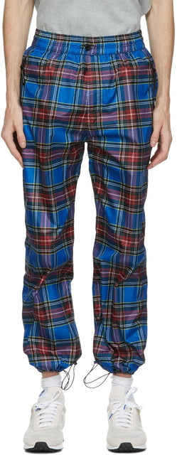 thisisneverthat Multicolor Tartan Check DTP Track Pants - Thisisneverthat Tartan Multicolore Vérifiez Pants de piste DTP - ThisIsneverthat 여러 가지 빛깔의 타탄 체크 DTP 트랙 바지를 확인합니다