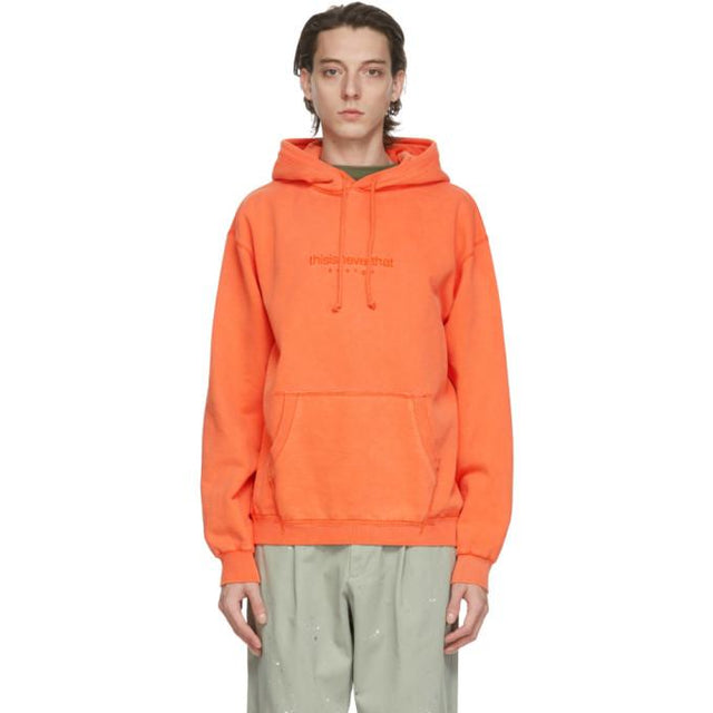 thisisneverthat Orange L-Logo Hoodie