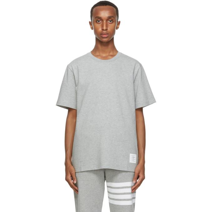 Thom Browne Grey Relaxed Fit T-Shirt