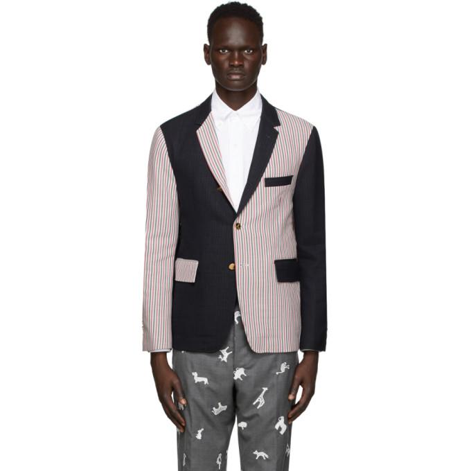 Thom Browne Multicolor Unconstructed Classic Double Face Blazer