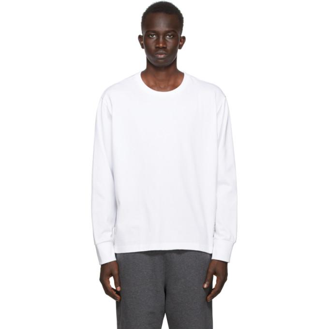 Thom Browne SSENSE Exclusive White Oversized Long Sleeve T-Shirt