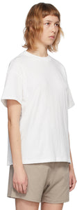 Essentials Three-Pack White Jersey T-Shirts