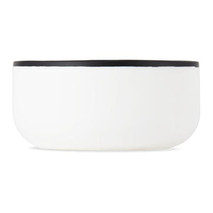Tina Frey Designs White and Black Cereal Bowl-Serveware & Flatware-BlackSkinny