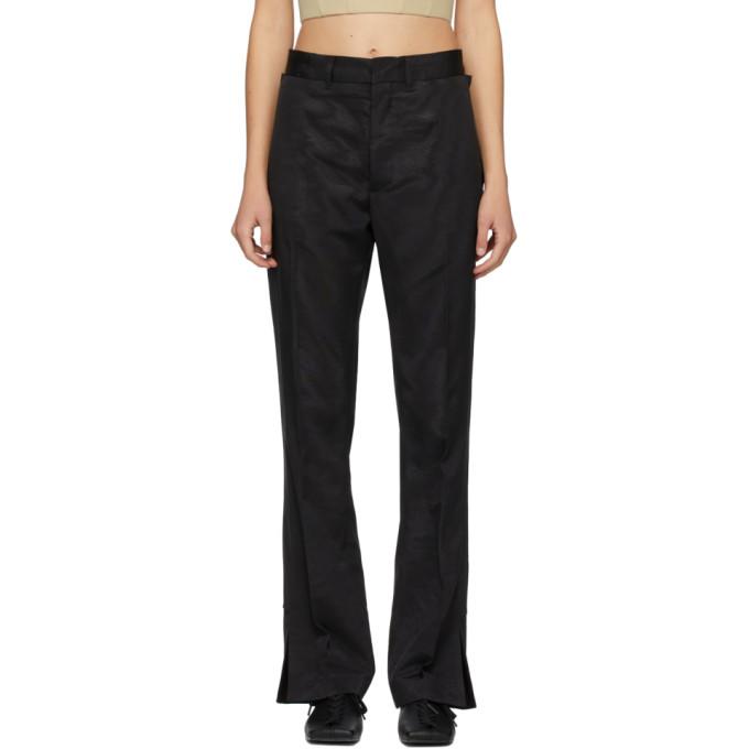 Toga Black Moire Trousers