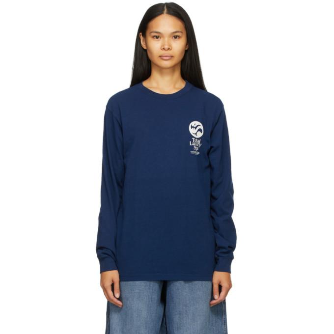 Total Luxury Spa Navy An Act Of Balance Long Sleeve T-Shirt
