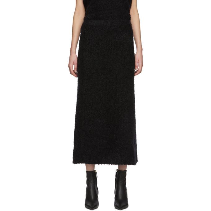 Toteme Black Boucle Nevis Skirt