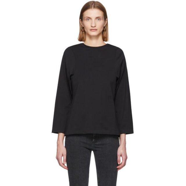 Toteme Black Espera Long Sleeve T-Shirt