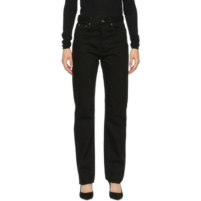 Toteme Black Loose Fit Jeans