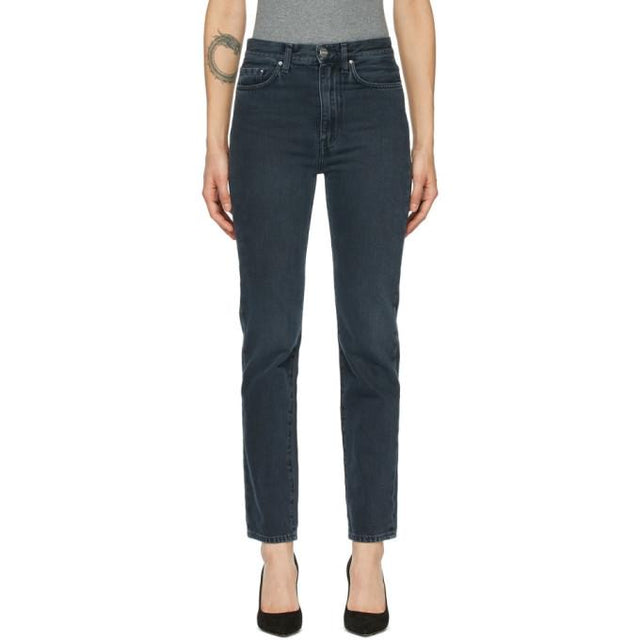 Toteme Black Regular Fit Jeans