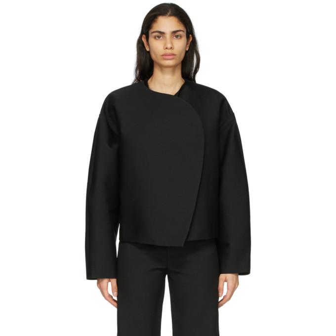 Toteme Black Wool Dinner Jacket