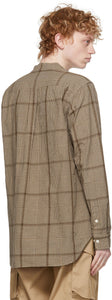 ts(s) Beige Plaid Glen Cardigan Shirt