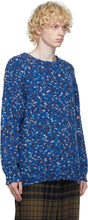 ts(s) Blue Wool Marled Sweater
