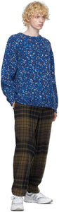 ts(s) Blue Wool Marled Sweater