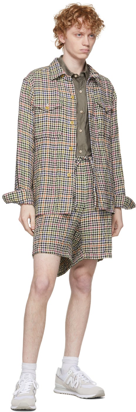 ts(s) Multicolor Houndstooth Shirt