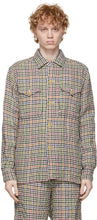ts(s) Multicolor Houndstooth Shirt - Ts (s) chemise de poule multicolore - TS (s) 여러 가지 빛깔의 houndstooth 셔츠입니다