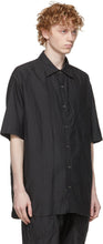 ts(s) Navy Pinstripe Faille Short Sleeve Shirt