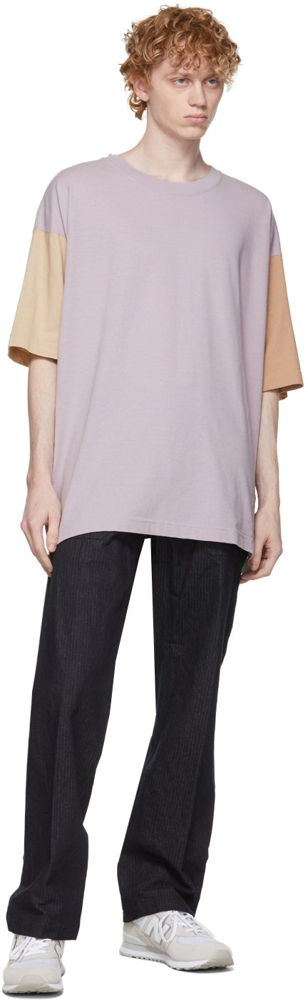 ts(s) Purple Colorblock Dry Touch T-Shirt