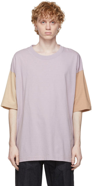 ts(s) Purple Colorblock Dry Touch T-Shirt - TS (S) T-shirt T-shirt Touch Sèche pour violet Colorblock - TS (S) 보라색 컬러 블록 드라이 터치 티셔츠