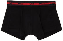 Hugo Two-Pack Black Logo Trunk Boxers