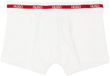 Hugo Two-Pack White Logo Trunk Boxers
