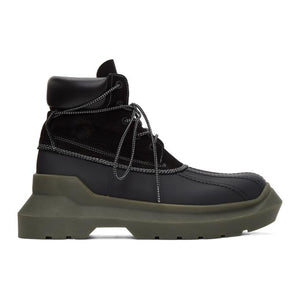 Undercover Black Panelled Boots