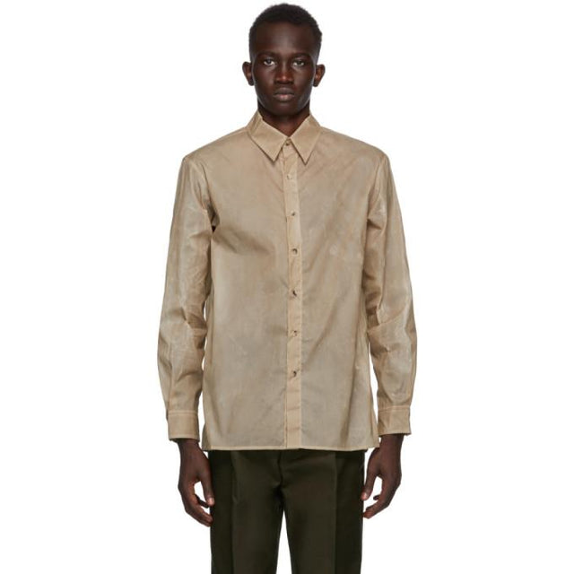 UNIFORME Khaki ECONYLÃ‚Â® Waxed Shirt