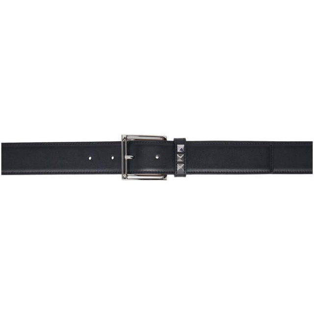 Valentino Black Valentino Garavani Rockstud Belt