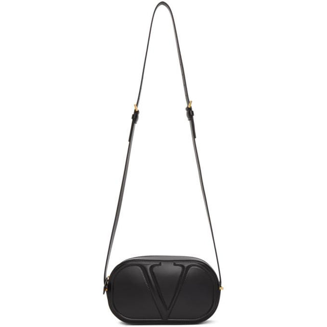 Valentino Black Valentino Garavani VLogo Walk Bag