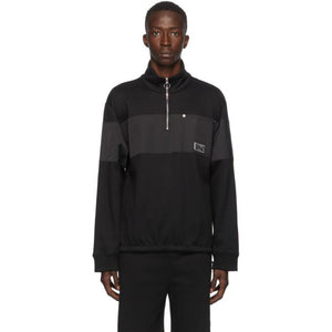Valentino Black VLTN Half-Zip Sweatshirt